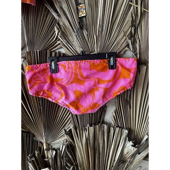 Eeni Meeni Vintage 60s Flower Power Mod Bikini with Coverup Micro Mini Dress - Picture 11 of 12